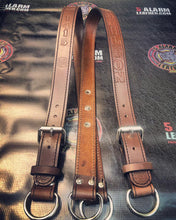 Load image into Gallery viewer, Firefighter Leather Suspenders