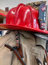 Load image into Gallery viewer, Firefighter Leather Radio Strap-Chin Strap-Glove Strap Bundle