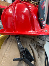 Load image into Gallery viewer, Firefighter Leather Radio Strap-Chin Strap-Glove Strap Bundle