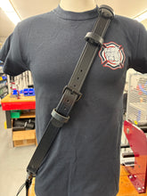 Load image into Gallery viewer, Firefighter Leather Radio Strap-Chin Strap-Glove Strap Bundle