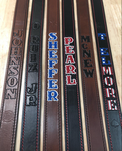 Load image into Gallery viewer, Firefighter Leather Radio Strap
